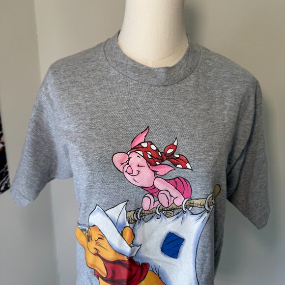 Disney Winnie the Pooh and Piglet Graphic T Shirt - Picture 10 of 12